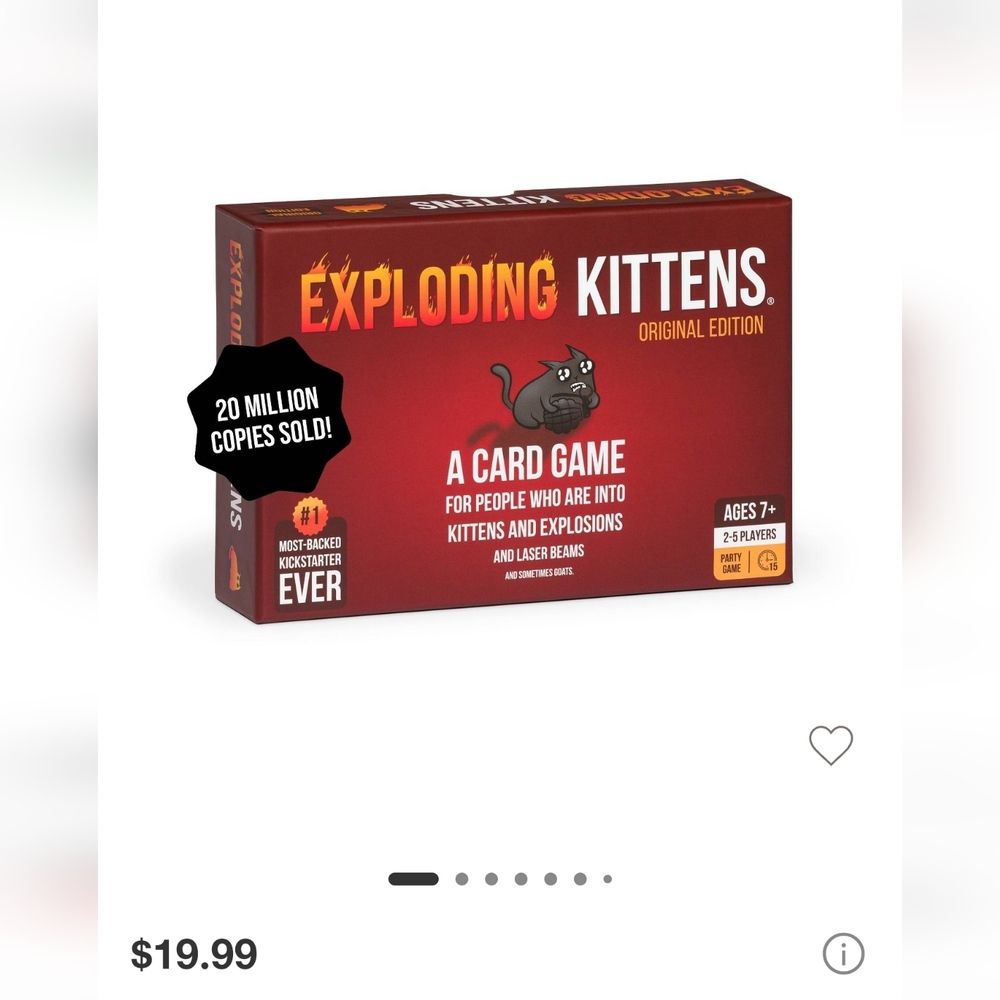 Exploding Kittens Card Game